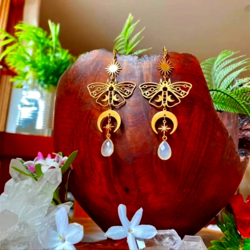 Butterfly Dangle Drop Earrings